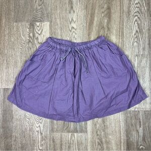 Mini Boden Purple Skirt 7/8 Girls